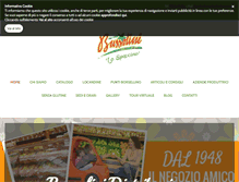 Tablet Screenshot of bussolinidistribuzione.com